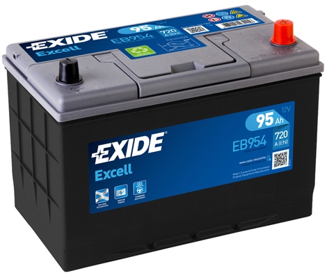EXIDE EXCELL Autobateria Exide Excell 12V 95Ah 760A, EB954